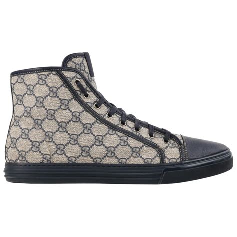 gucci high tops canvas|gucci high tops.